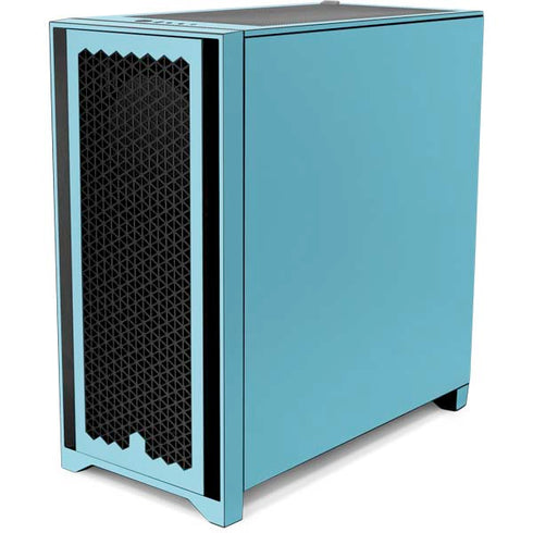 Sky High Blue Solid Corsair 4000D Tempered Glass Mid-Tower ATX Case Skin