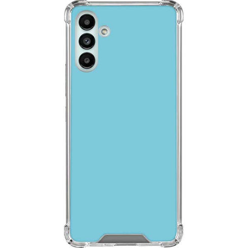 Sky High Blue Solid Galaxy A13 5G Clear Case