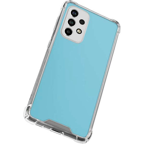 Sky High Blue Solid Galaxy A53 5G Clear Case