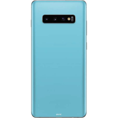 Sky High Blue Solid Galaxy S10 Plus Skin