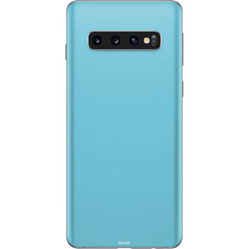 Sky High Blue Solid Galaxy S10 Skin