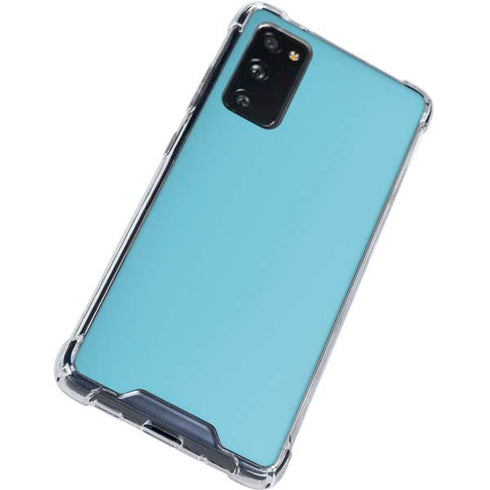 Sky High Blue Solid Galaxy S20 FE Clear Case