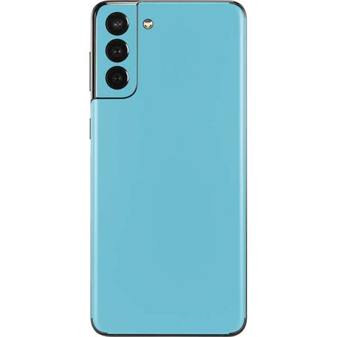 Sky High Blue Solid Galaxy S21 Plus 5G Skin