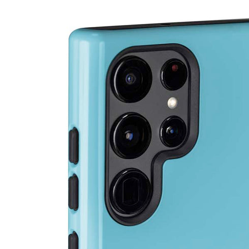 Sky High Blue Solid Galaxy S22 Ultra Pro Case