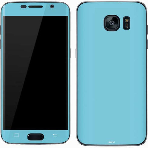 Sky High Blue Solid Galaxy S7 Skin