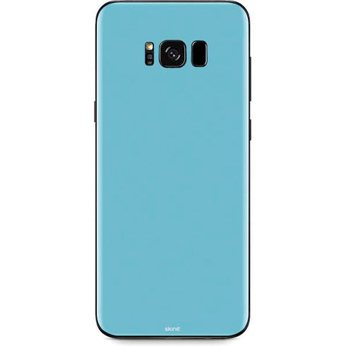 Sky High Blue Solid Galaxy S8 Plus Skin