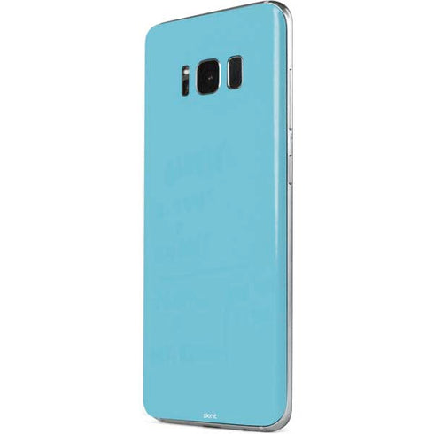 Sky High Blue Solid Galaxy S8 Plus Skin