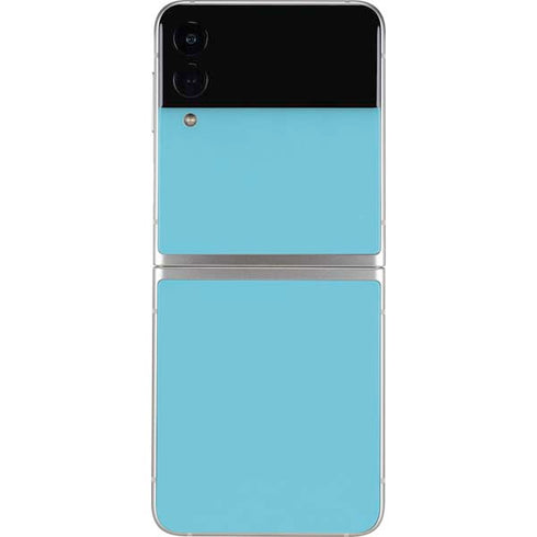 Sky High Blue Solid Galaxy Z Flip3 5G Skin