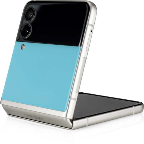Sky High Blue Solid Galaxy Z Flip3 5G Skin