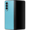 Sky High Blue Solid Galaxy Z Fold3 5G Skin