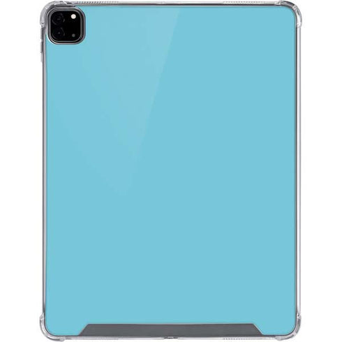 Sky High Blue Solid iPad Pro 12.9in (2020) Clear Case