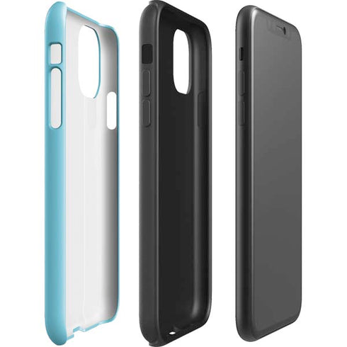 Sky High Blue Solid iPhone 11 Pro Max Impact Case