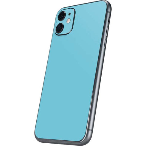 Sky High Blue Solid iPhone 11 Skin