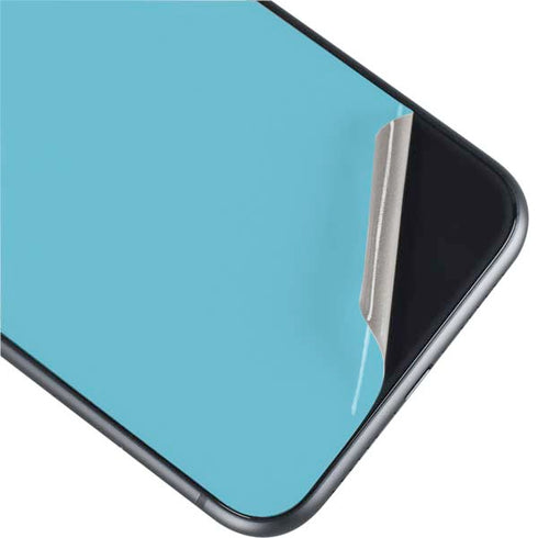 Sky High Blue Solid iPhone 11 Skin