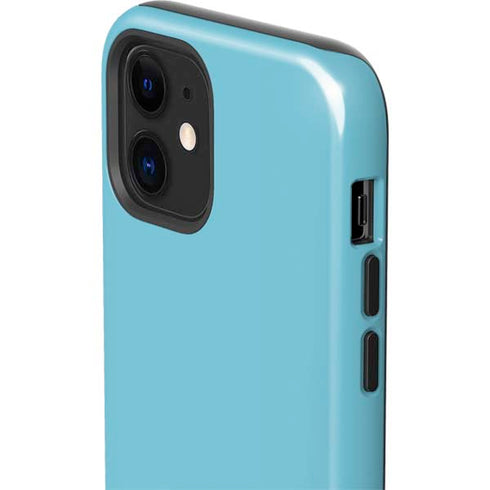 Sky High Blue Solid iPhone 12 Impact Case