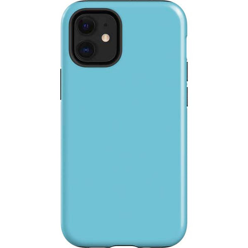 Sky High Blue Solid iPhone 12 Mini Impact Case