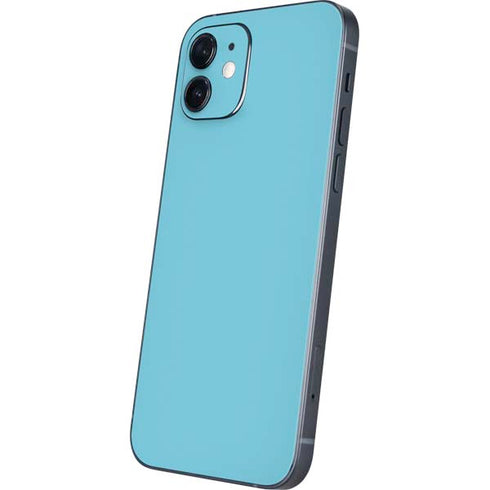Sky High Blue Solid iPhone 12 Mini Skin