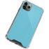 Sky High Blue Solid iPhone 12 Pro Clear Case