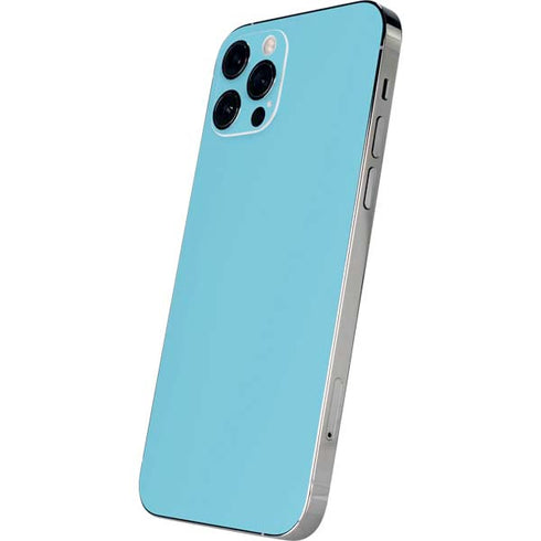 Sky High Blue Solid iPhone 12 Pro Skin