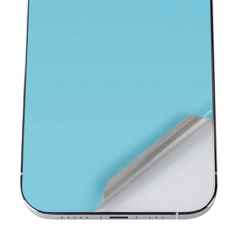 Sky High Blue Solid iPhone 12 Pro Skin
