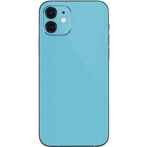 Sky High Blue Solid iPhone 12 Skin