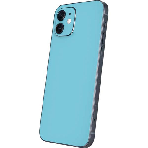 Sky High Blue Solid iPhone 12 Skin