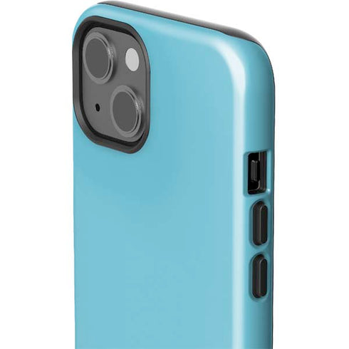 Sky High Blue Solid iPhone 14 Plus Impact Case