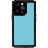 Sky High Blue Solid iPhone 14 Pro Waterproof Case