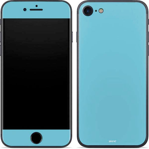 Sky High Blue Solid iPhone 8 Skin