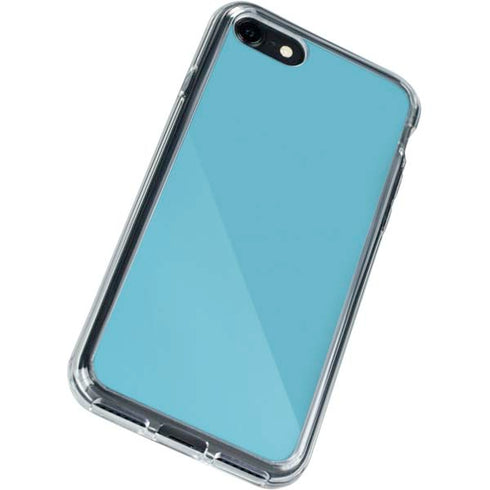 Sky High Blue Solid iPhone SE (2nd & 3rd Gen) Clear Case