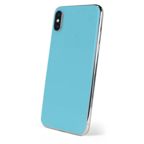 Sky High Blue Solid iPhone XS Skin