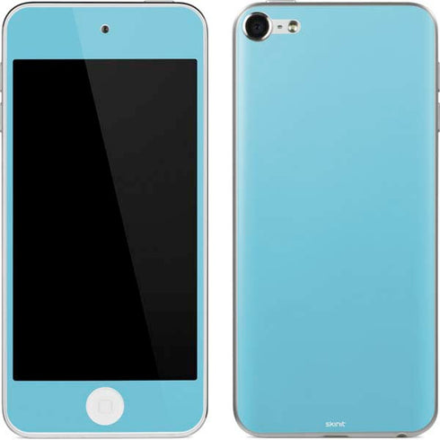 Sky High Blue Solid Apple iPod Skin