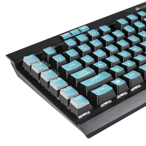 Sky High Blue Solid K95 RGB PLATINUM Mechanical Gaming Keyboard Skin