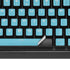Sky High Blue Solid K95 RGB PLATINUM Mechanical Gaming Keyboard Skin