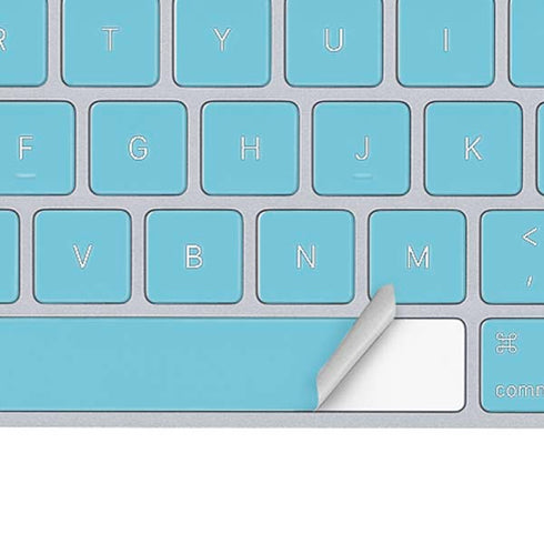 Sky High Blue Solid Magic Keyboard Skin