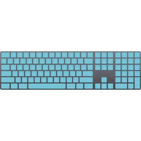 Sky High Blue Solid Magic Keyboard with Numeric Keypad Skin