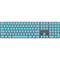 Sky High Blue Solid Magic Keyboard with Numeric Keypad Skin