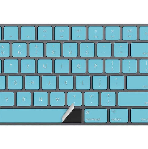 Sky High Blue Solid Magic Keyboard with Numeric Keypad Skin