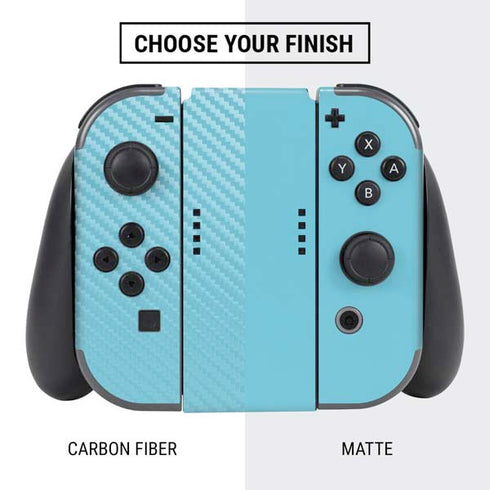 Sky High Blue Solid Nintendo Switch Bundle Skin