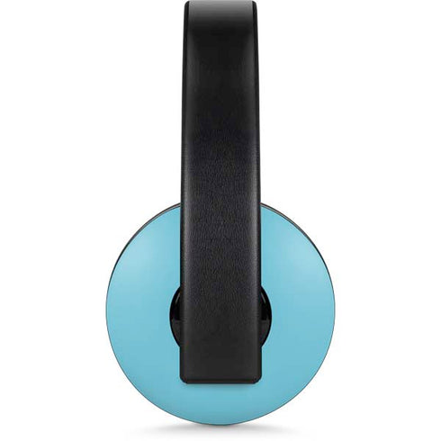 Sky High Blue Solid PlayStation 4 Gold Wireless Headset Skin