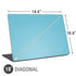 Sky High Blue Solid Universal Laptop 18in (14.6 x 10.6in) Skin