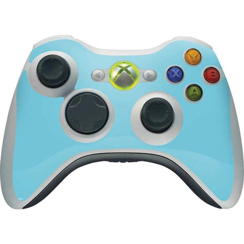 Sky High Blue Solid Xbox 360 Wireless Controller Skin