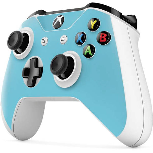 Sky High Blue Solid Xbox One S Controller Skin
