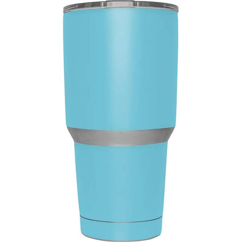 Sky High Blue Solid Yeti 30oz Rambler Tumbler Skin
