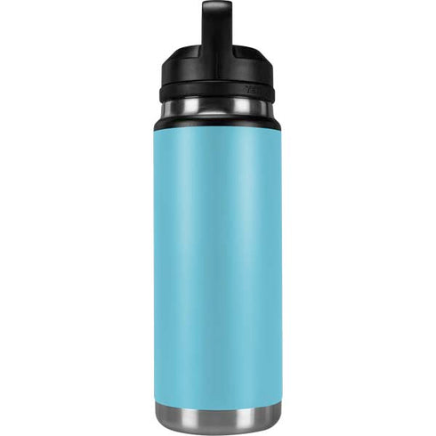 Sky High Blue Solid YETI Rambler 26oz Bottle Skin