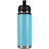 Sky High Blue Solid YETI Rambler 26oz Bottle Skin