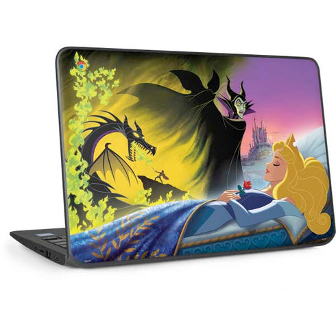 Disney Villains Sleeping Beauty and Maleficent Art HP Chromebook Skin