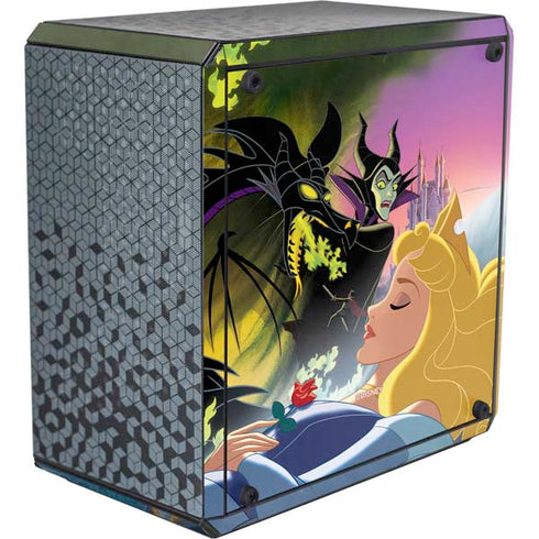 Disney Villains Sleeping Beauty and Maleficent Art Cooler Master MasterBox Q300L Mini Tower Skin