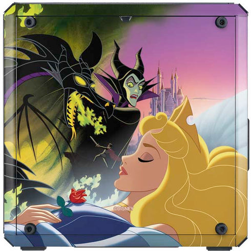 Disney Villains Sleeping Beauty and Maleficent Art Cooler Master MasterBox Q300L Mini Tower Skin