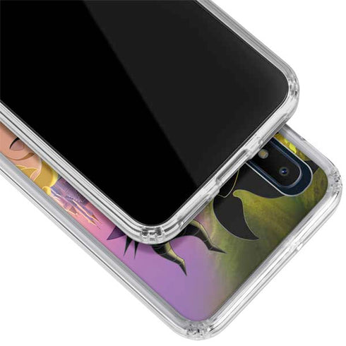 Disney Villains Sleeping Beauty and Maleficent Art Galaxy A10e Clear Case